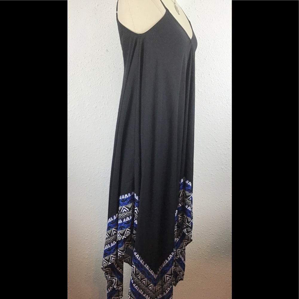 Express black high low women’s spaghetti strap dress size small - Picture 2 of 6